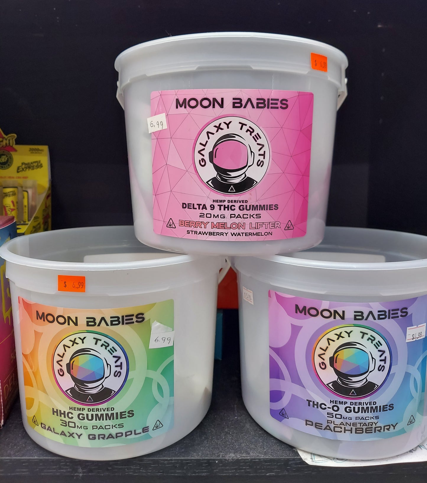 Galaxy Treats Moon Babies Gummies 20mg, 30mg & 50mg