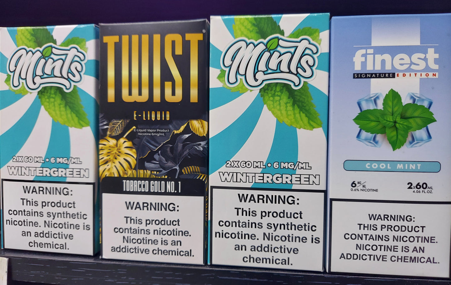 E-Liquid Twin Pack 2x60ML - 3mg & 6mg