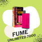 Fume Unlimited Disposable Vape Kit 7000 Puffs 14ml (Chargeable)