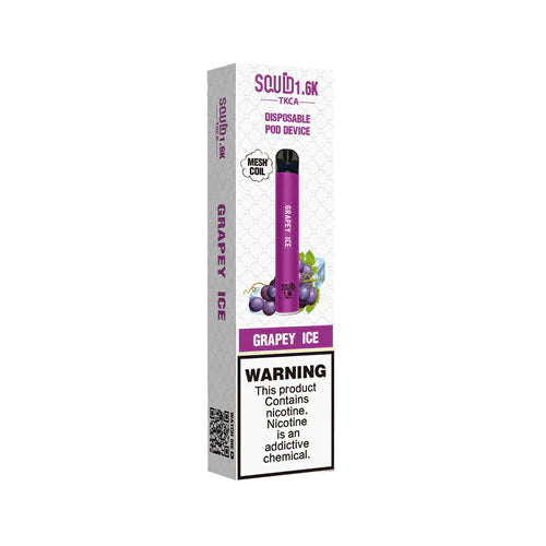 Squid 1.6K Disposable Vape Device - 1PC